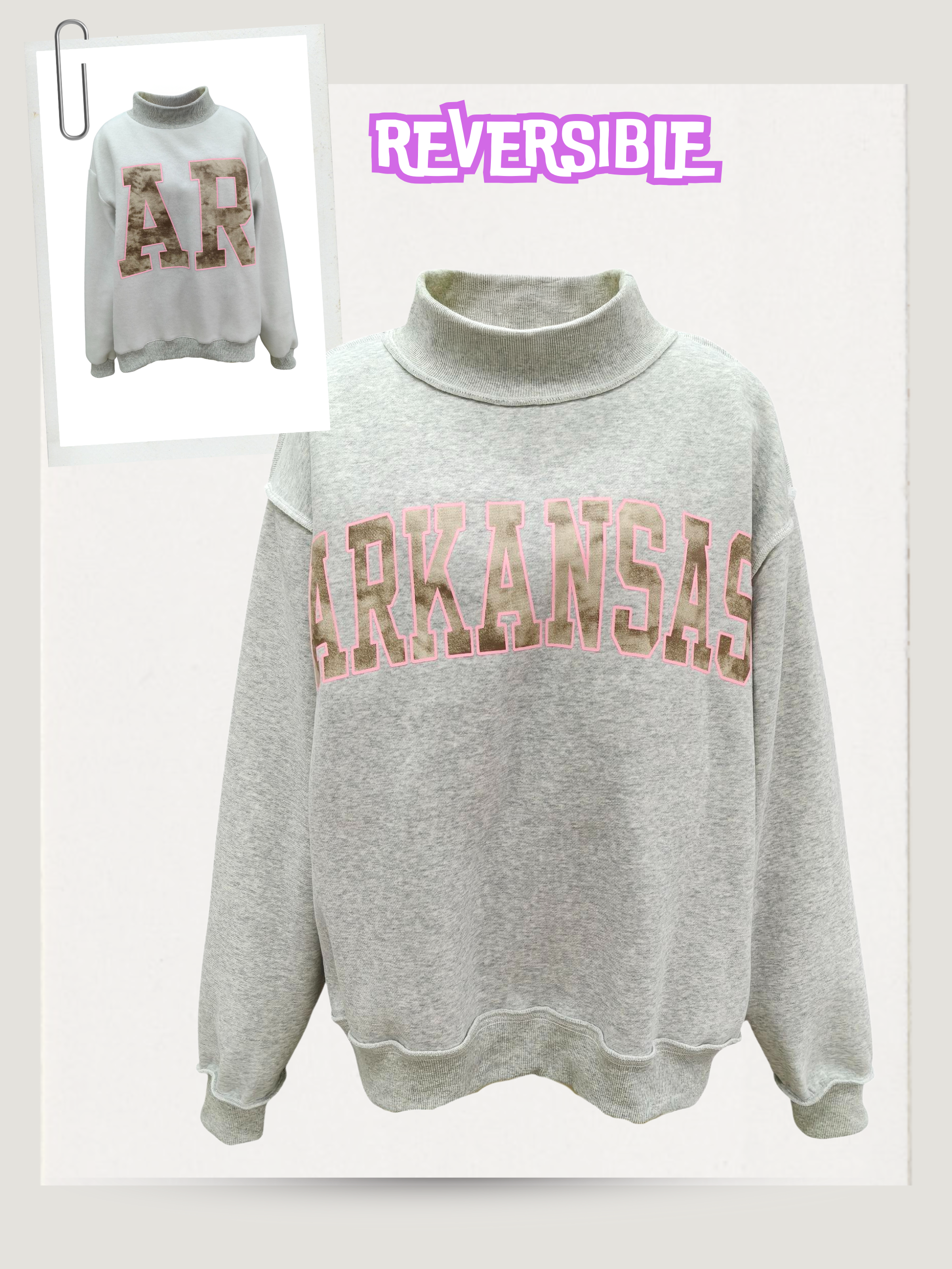 MOCK NECK TOP, Contents: